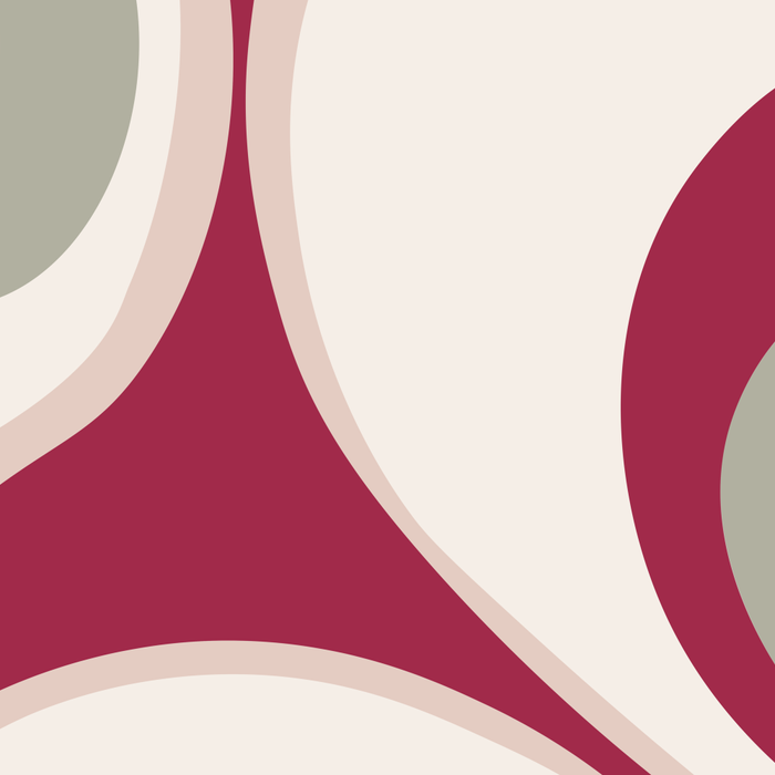 Psychedelic Retro Abstract Design in Magenta, Pink and Grey Coffee Mug Gallery Image 2