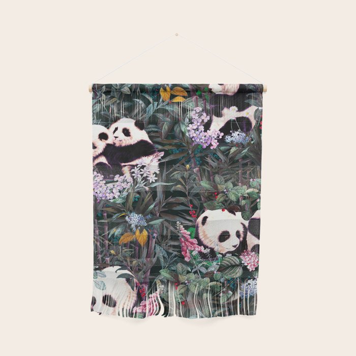 Rainforest Pandas Wall Hanging Gallery Image 1