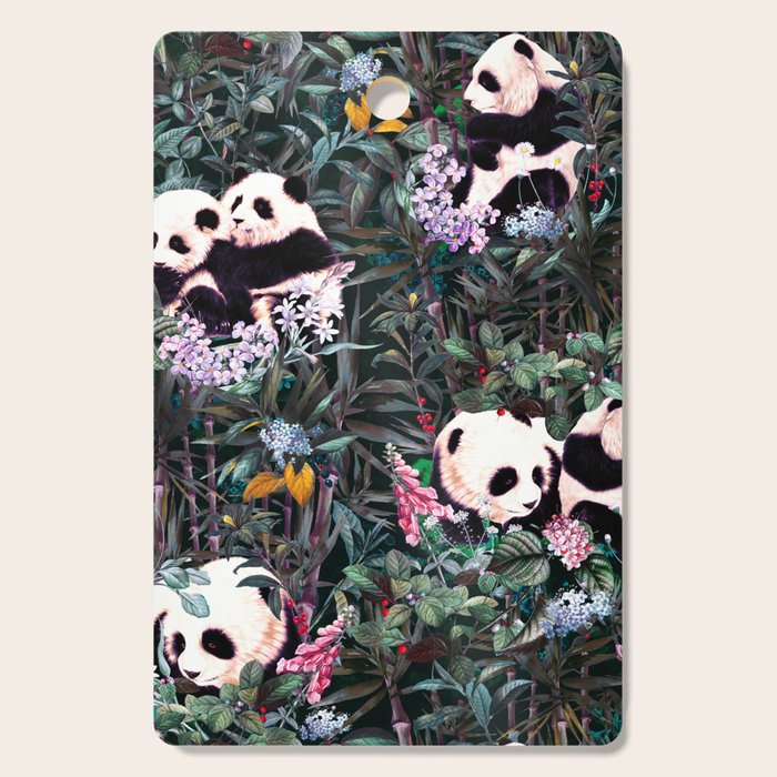 Rainforest Pandas Cutting Board Gallery Image 1