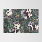 Rainforest Pandas Rug Gallery Image 2
