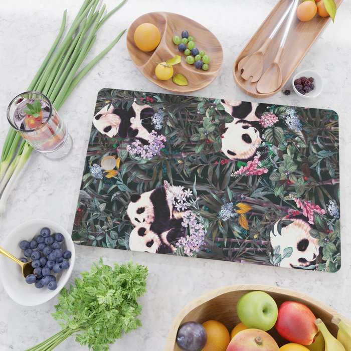 Rainforest Pandas Cutting Board Gallery Image 2