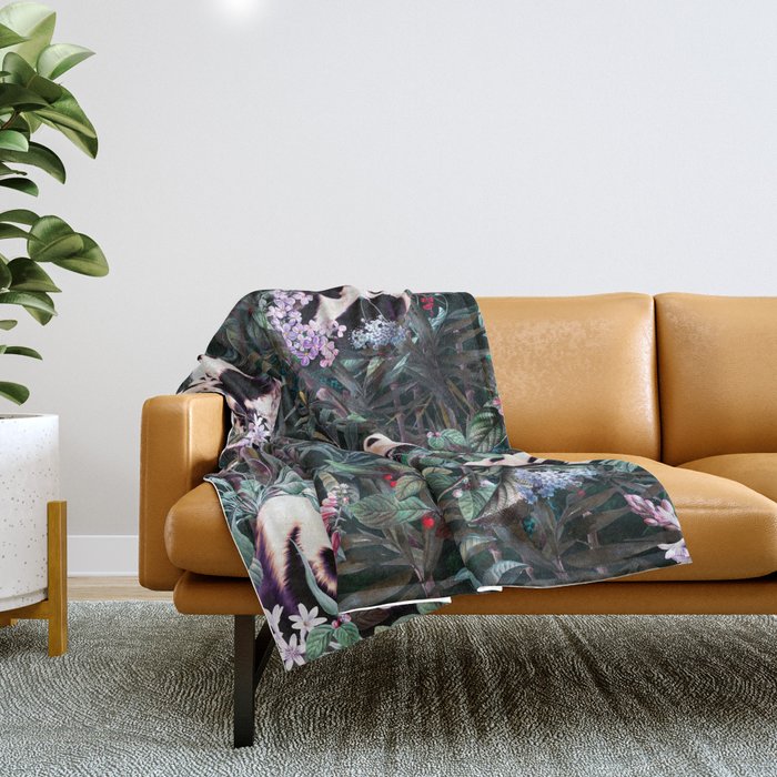 Rainforest Pandas Throw Blanket Gallery Image 1