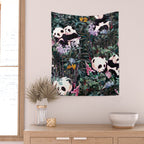 Rainforest Pandas Wall Tapestry Gallery Image 2