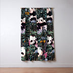 Rainforest Pandas Window Curtain Gallery Image 3