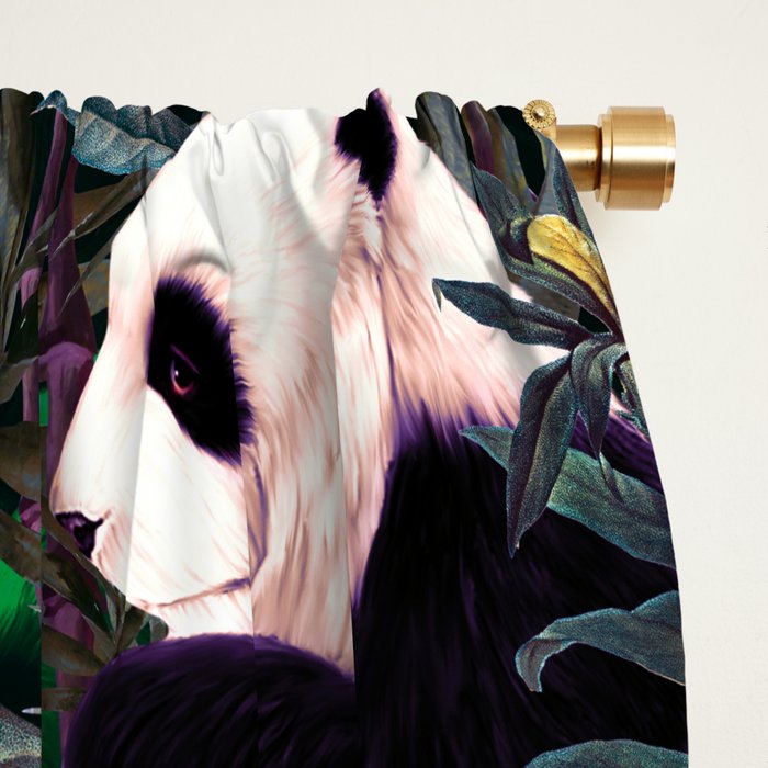 Rainforest Pandas Window Curtain Gallery Image 2