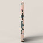 Green And Peach Retro Flower iPhone Case Gallery Image 2