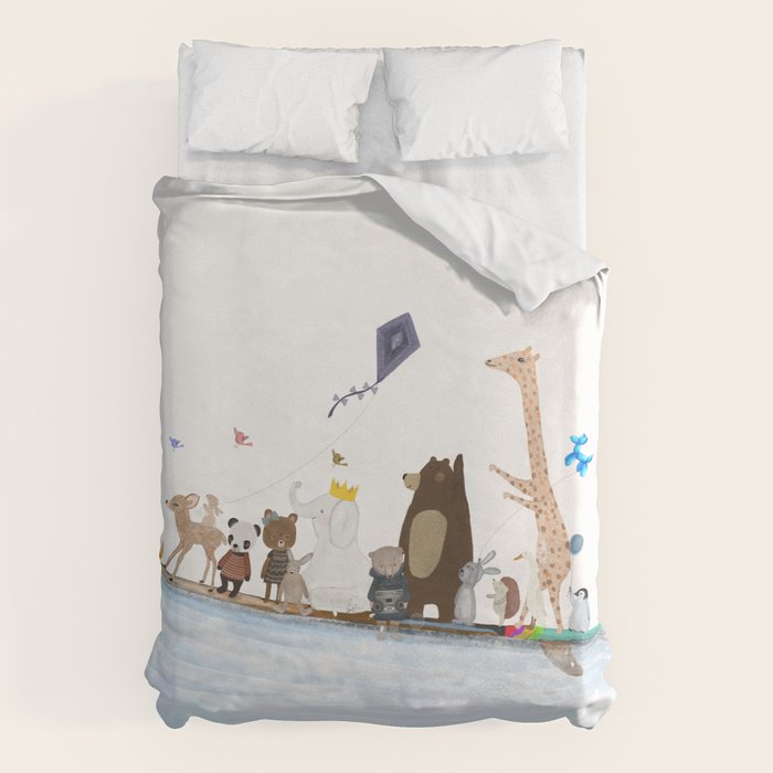 big surf time Duvet Cover Gallery Image 1