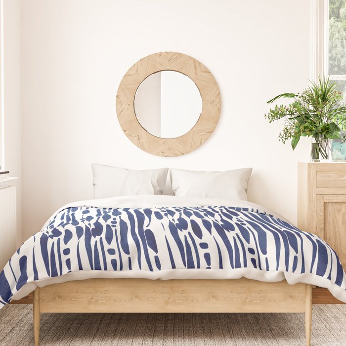 Twisted Ribbons - Blue Duvet Cover Gallery Image 3