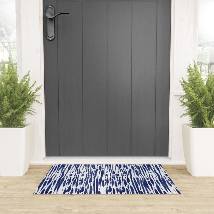 Twisted Ribbons - Blue Welcome Mat Gallery Image 3