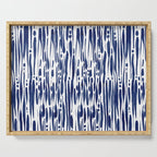Twisted Ribbons - Blue Serving Tray Gallery Image 1