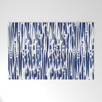 Twisted Ribbons - Blue Welcome Mat Gallery Image 1