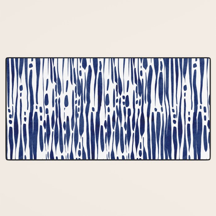 Twisted Ribbons - Blue Desk Mat Gallery Image 3