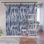 Twisted Ribbons - Blue Wall Mural Gallery Image 1