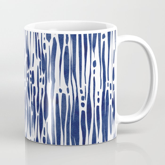 Twisted Ribbons - Blue Coffee Mug Gallery Image 1