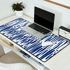 Twisted Ribbons - Blue Desk Mat Gallery Image 2