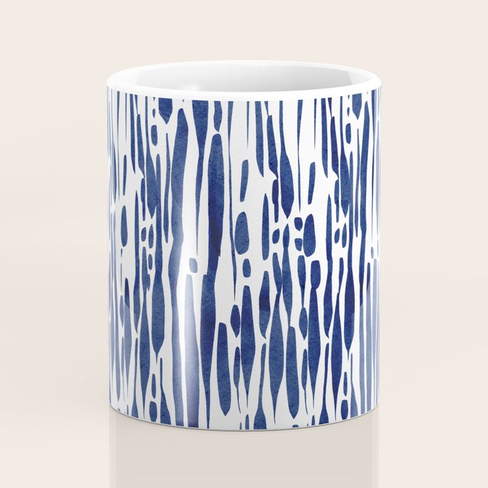 Twisted Ribbons - Blue Coffee Mug Gallery Image 4