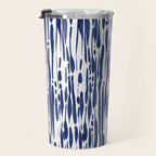 Twisted Ribbons - Blue Travel Mug Gallery Image 3