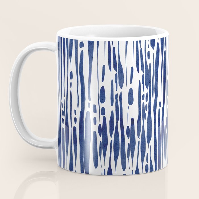 Twisted Ribbons - Blue Coffee Mug Gallery Image 3