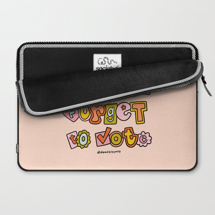 Don't Forget to Vote Laptop Sleeve Gallery Image 2