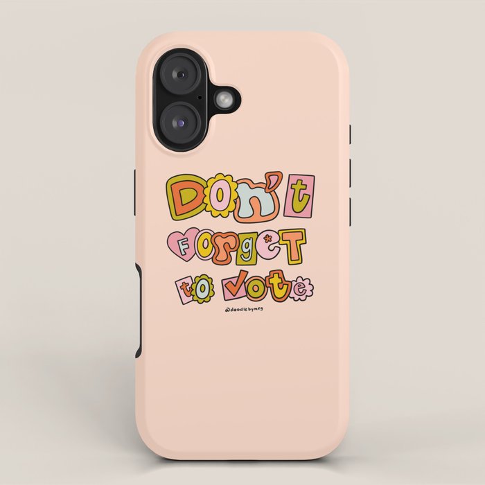 Don't Forget to Vote iPhone Case Gallery Image 1