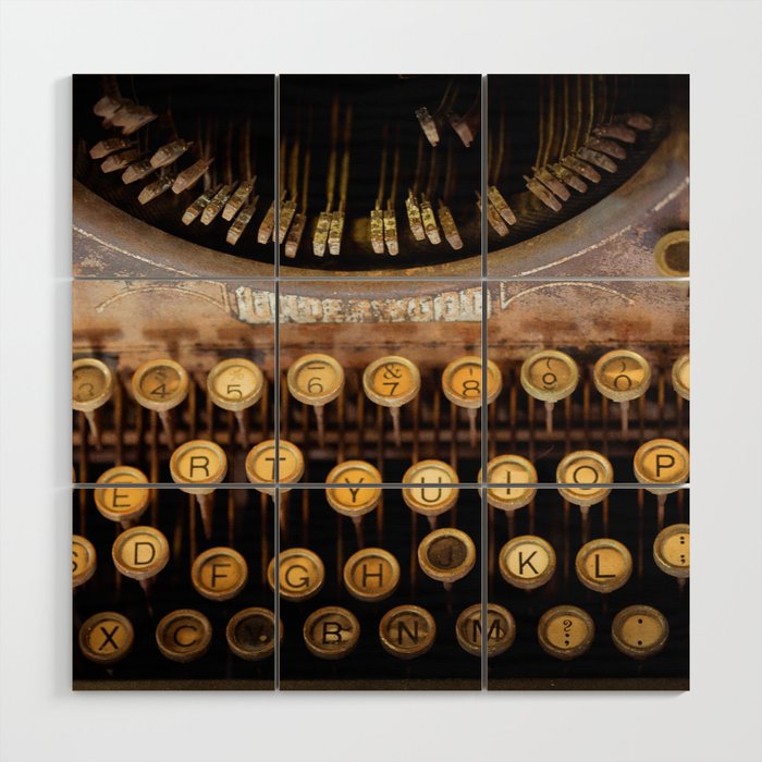 The Wordsmith Wood Wall Art Gallery Image 1