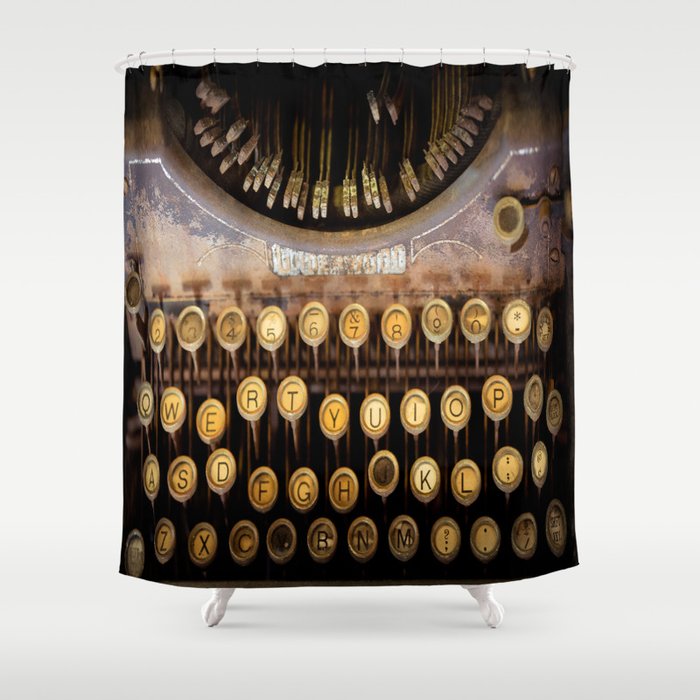 The Wordsmith Shower Curtain Gallery Image 1