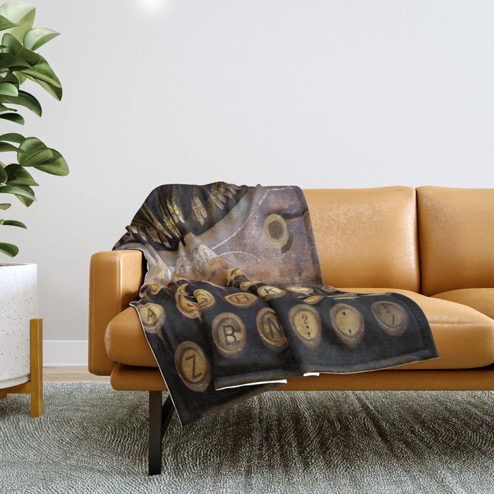 The Wordsmith Throw Blanket Gallery Image 1