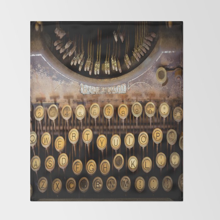 The Wordsmith Throw Blanket Gallery Image 2