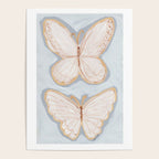 Two Butterflies on Blue Poster Gallery Image 4