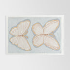 Two Butterflies on Blue Rug Gallery Image 2
