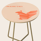 Allergic to Nuts - Origami Orange Squirrel Side Table Gallery Image 2