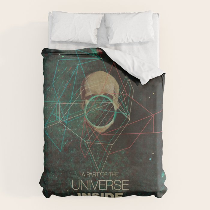 A Part Of The Universe Inside My Head Duvet Cover Gallery Image 6