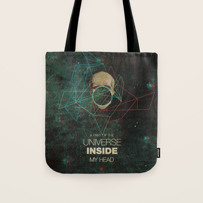 A Part Of The Universe Inside My Head Tote Bag Gallery Image 1