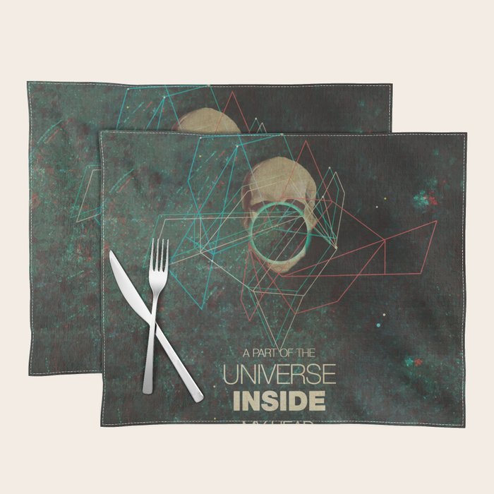A Part Of The Universe Inside My Head Placemat Gallery Image 1