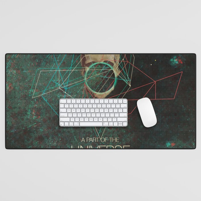 A Part Of The Universe Inside My Head Desk Mat Gallery Image 1