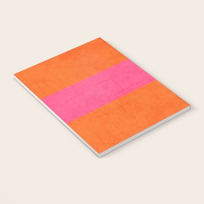 orange and hot pink classic Notebook Gallery Image 3