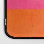 orange and hot pink classic Laptop Sleeve Gallery Image 3