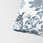 Blue vintage chinoiserie flora Pillow Sham Gallery Image 4