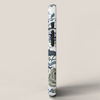 Blue vintage chinoiserie flora iPhone Case Gallery Image 2