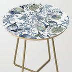 Blue vintage chinoiserie flora Side Table Gallery Image 2