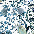 Blue vintage chinoiserie flora Coffee Mug Gallery Image 2