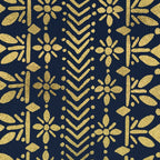 Norwegian Pattern - Gold on Navy Coffee Mug Gallery Image 2