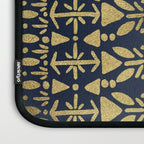 Norwegian Pattern - Gold on Navy Laptop Sleeve Gallery Image 3