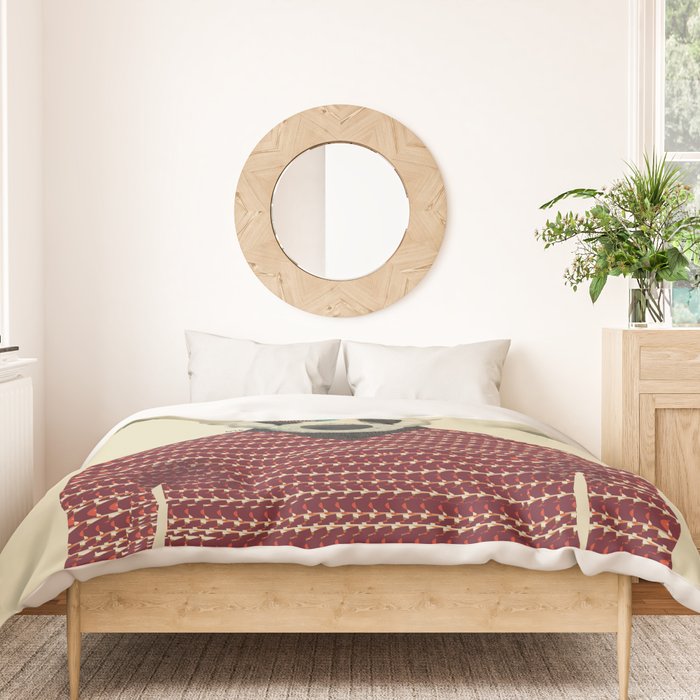 seb the badger  Duvet Cover Gallery Image 3