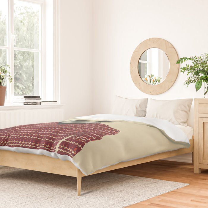 seb the badger  Duvet Cover Gallery Image 2