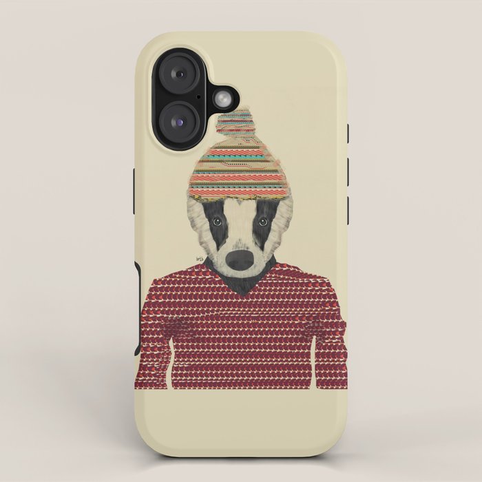 seb the badger  iPhone Case Gallery Image 1