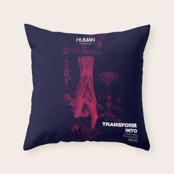 Human Throw Pillow Gallery Image 6