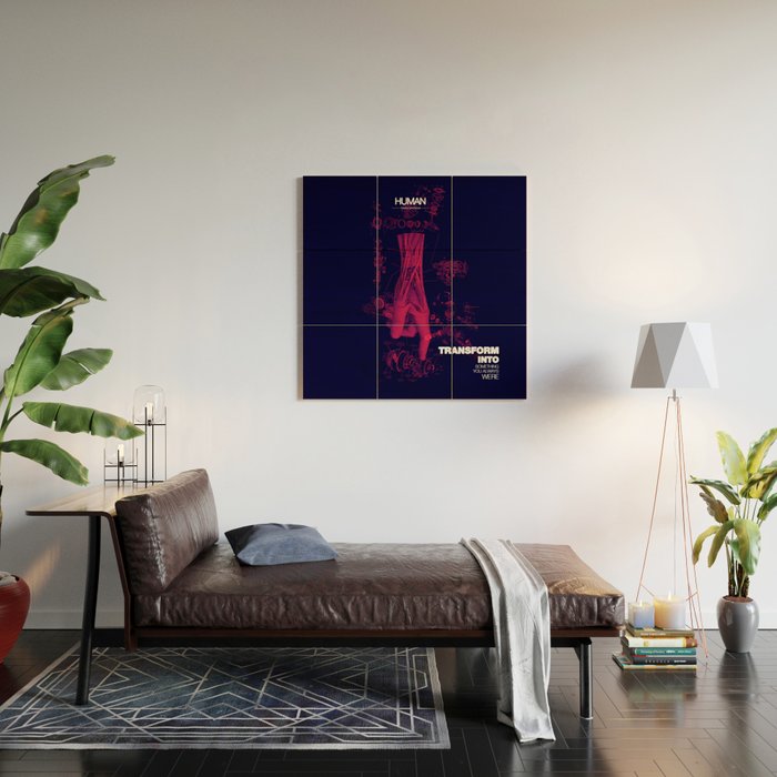 Human Wood Wall Art Gallery Image 2