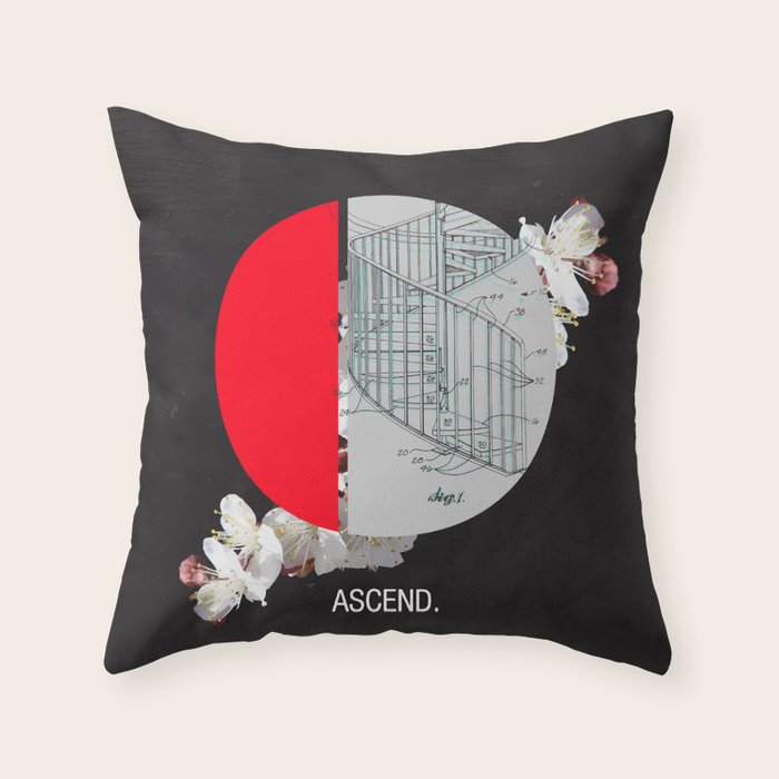 Ascend. Throw Pillow Gallery Image 1
