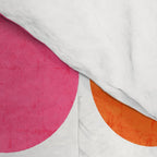 orange and hot pink dots Comforter Gallery Image 4